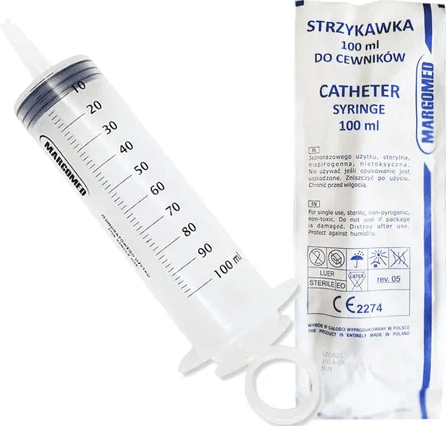 striekačka na katétre